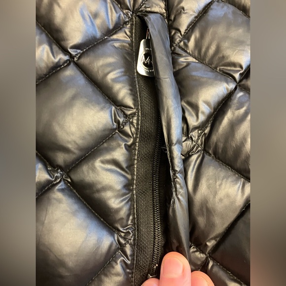 Michael Kors black down puffer jacket long size large. See all photos. - Picture 6 of 9